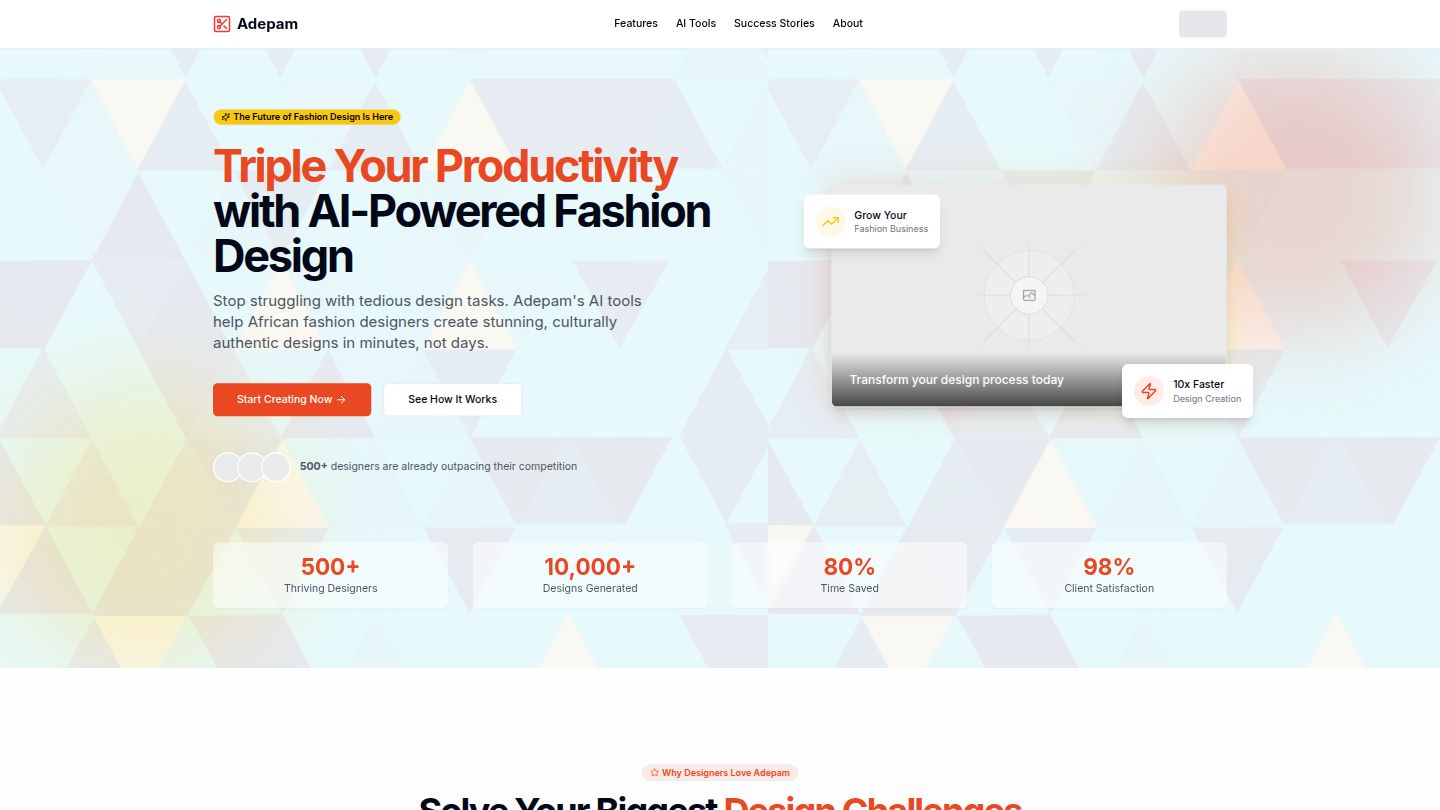 Adepam interface